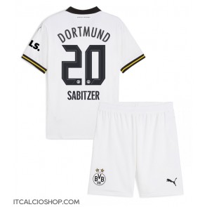 Borussia Dortmund Marcel Sabitzer #20 Terza Maglia Bambino 2024-25 Manica Corta (+ Pantaloni corti)